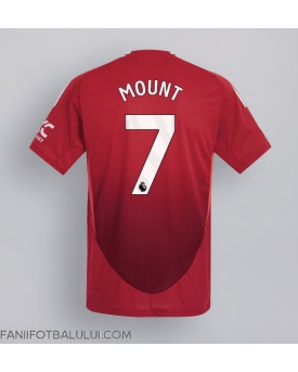 Manchester United Mason Mount #7 Tricou Fotbal Replică 2024-25 Barbati Acasa